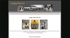 Desktop Screenshot of langleychiefs.net